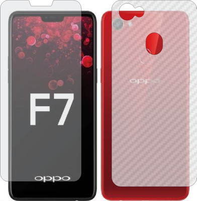 MOBART Front and Back Tempered Glass for OPPO F7(Pack of 2)