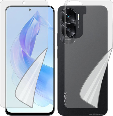 ZINGTEL Front and Back Tempered Glass for HONOR X50 I (Edge To Edge TPU Full Coverage)(Pack of 1)