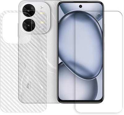 MUTAALI Front and Back Tempered Glass for itel A80 4G FRONT AND BACK SCREEN PROTECTOR(Pack of 1)