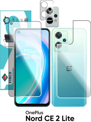 Olonga Front and Back Tempered Glass for ONEPLUS NORD CE 2 LITE 5G(Pack of 3)