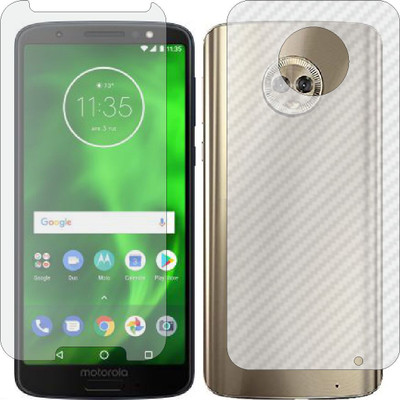 Fasheen Front and Back Tempered Glass for Motorola Moto G6(Pack of 2)