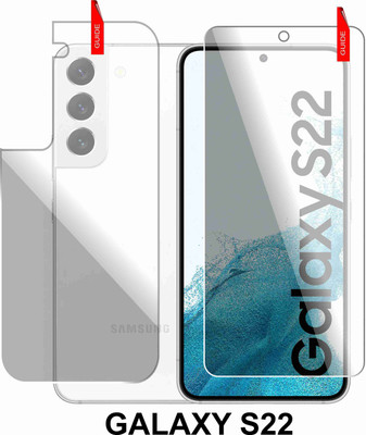 Olonga Front and Back Tempered Glass for SAMSUNG GALAXY S22(Pack of 2)
