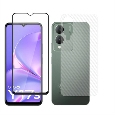 Ten To 11 Front and Back Tempered Glass for ViVO Y17s(Pack of 2)