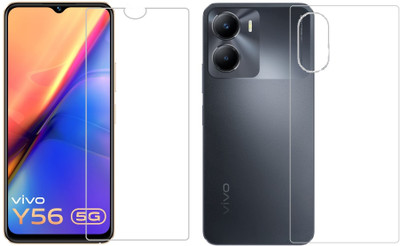 4 YARDS Front and Back Tempered Glass for Vivo Y56 5G(Pack of 1)