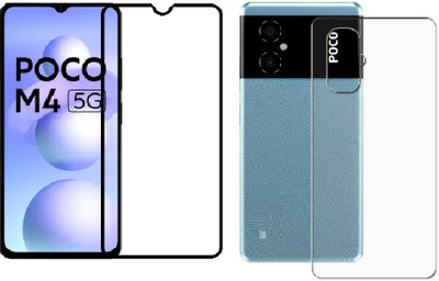 4 YARDS Front and Back Tempered Glass for POCO M4 5G (D-Plus)(Pack of 1)