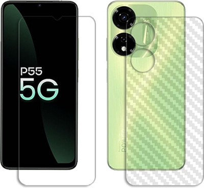 ARBAN Front and Back Tempered Glass for itel P55 5G FRONT BACK SCREEN GUARD(Pack of 1)