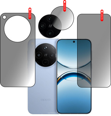 ARKEIS Front and Back Tempered Glass for OPPO Find X8 5G(Pack of 3)
