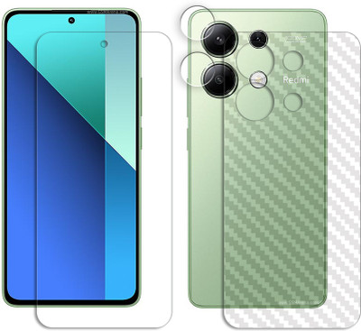 20SKY Front and Back Tempered Glass for Xiaomi Redmi Note 13 4G FRONTBACK AND CAMERA LENS SCREEN GUARD(Pack of 1)