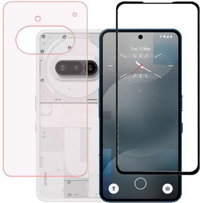 AARERED Front and Back Tempered Glass for Nothing Phone (3a)(Pack of 1)