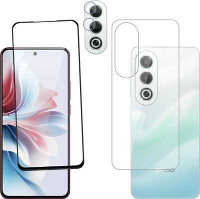 Ten To 11 Front and Back Tempered Glass for Oppo K12x 5G, Oppo K12x 5G [With Rear Camera Lens Guard](Pack of 3)