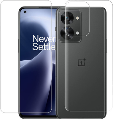 HOBBYTRONICS Front and Back Tempered Glass for OnePlus Nord 2T(Pack of 1)