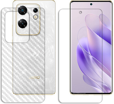 SOMTONE Front and Back Tempered Glass for Infinix Zero 30 4G FRONT BACK SCREEN GUARD(Pack of 1)
