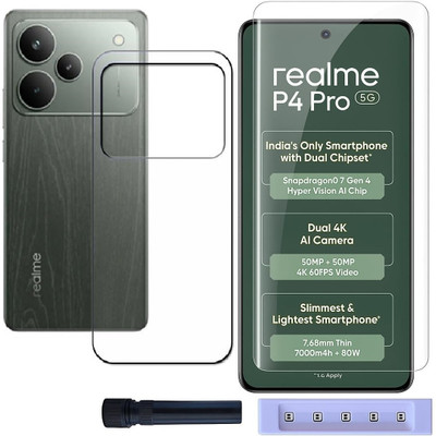 Hyper Front and Back Tempered Glass for REALME P4 PRO 5G, realme P4 Pro 5G(Pack of 1)