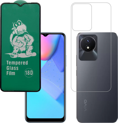 Vatsin Front and Back Tempered Glass for ViVO Y02T(Pack of 2)
