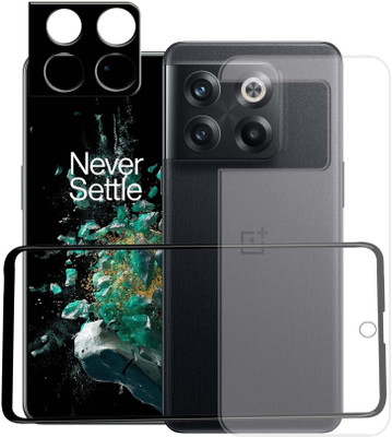 Systek Front and Back Tempered Glass for OnePlus 10T 5G(Pack of 3)