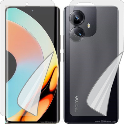 ZINGTEL Front and Back Tempered Glass for REALME 10 PRO PLUS 5G (Edge To Edge TPU Full Coverage)(Pack of 1)