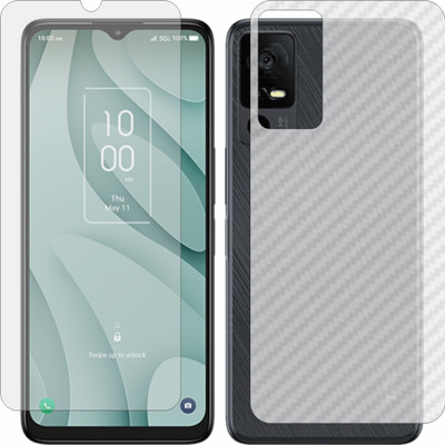 MOBART Front and Back Tempered Glass for TCL 40 XE(Pack of 2)