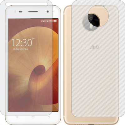 Fasheen Front and Back Tempered Glass for COMIO S1 LITE(Pack of 2)