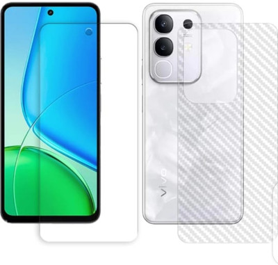 DOWRVIN Front and Back Tempered Glass for VIVO Y29 4G(Pack of 2)