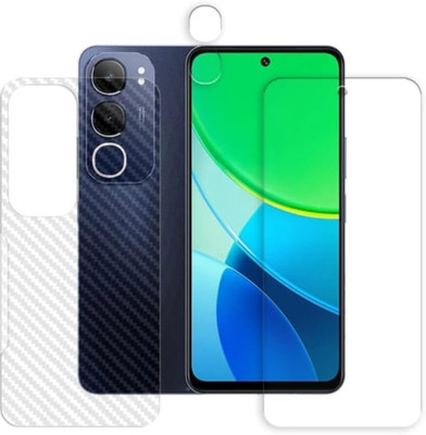 DOWRVIN Front and Back Tempered Glass for VIVO Y19S 4G(Pack of 3)