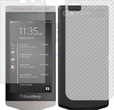 Fasheen Front and Back Tempered Glass for BLACKBERRY PORCHE DESIGN P9982 (Front Matte Finish & Back 3d Carbon Fiber)(Pack of 2)