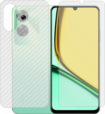 Mobling Front and Back Tempered Glass for Realme C61(Pack of 2)