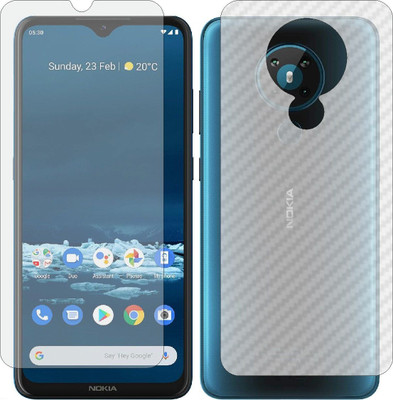 MOBART Front and Back Tempered Glass for NOKIA 5.3(Pack of 2)