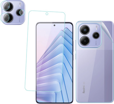 Ten To 11 Front and Back Tempered Glass for Redmi Note 14(Pack of 3)