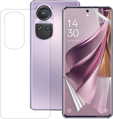 HOBBYTRONICS Front and Back Screen Guard for Oppo Reno10 Pro 5G, Oppo Reno10 Pro, Reno10, Oppo Reno10 5G(Pack of 1)