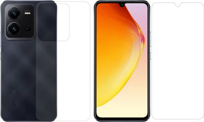 Vatsin Front and Back Tempered Glass for ViVO V25 5G(Pack of 2)