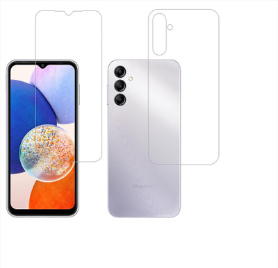Vatsin Front and Back Tempered Glass for Samsung Galaxy A14 5G(Pack of 2)