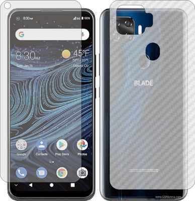 MOBART Front and Back Tempered Glass for ZTE BLADE X1 5G(Pack of 2)