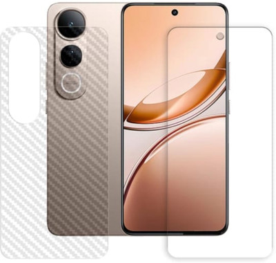 AHWAVEEDA Front and Back Tempered Glass for VIVO V50 LITE 4G(Pack of 2)