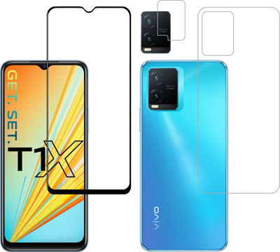 Ten To 11 Front and Back Tempered Glass for ViVO T1X(Pack of 3)