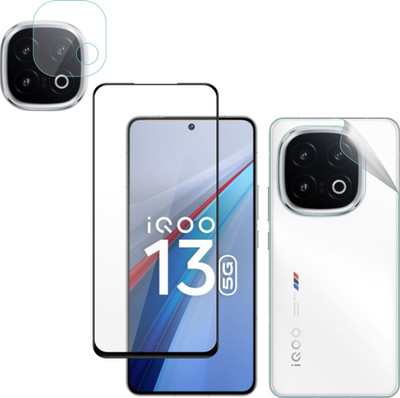 Ten To 11 Front and Back Tempered Glass for iQOO Neo 10, iQOO Neo 10 [With Rear Camera Lens Guard](Pack of 3)