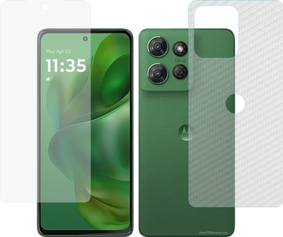 Fasheen Front and Back Tempered Glass for Motorola GPower 2025 5G(Pack of 2)