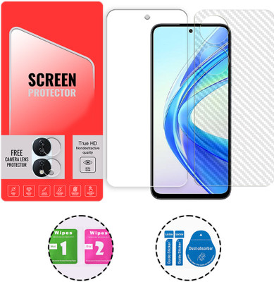 ARBAN Front and Back Tempered Glass for Honor X7b 4G (1 FREE CAMERA LENS) WITH FRONTBACK SCREEN PROTECTOR(Pack of 1)