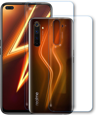 RAJFINCORP Front and Back Tempered Glass for Realme 6 Pro(Pack of 1)