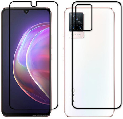 SOMTONE Front and Back Tempered Glass for VIVO V21(Pack of 1)