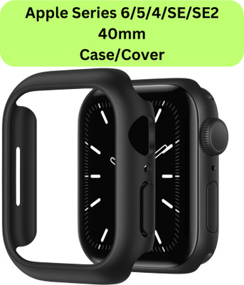 iWishKart Edge To Edge Screen Guard for Apple Watch Series 6 40mm, Apple Watch Series 5 40mm, Apple Watch Series 4 40mm, Smart Watch & Tempered Glass NOT included | Bumper Case Cover WITHOUT SCREEN GLASS | For Men and Women(Pack of 1)