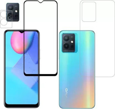 MUTAALI Front and Back Tempered Glass for ViVO Y75 5G(Pack of 1)