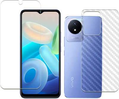 ARBAN Front and Back Tempered Glass for vivo Y02 FRONT BACK(Pack of 1)