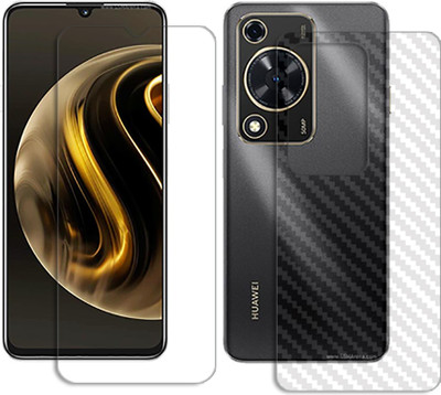SOMTONE Front and Back Tempered Glass for Huawei nova Y72 FRONT BACK SCREEN GUARD(Pack of 1)