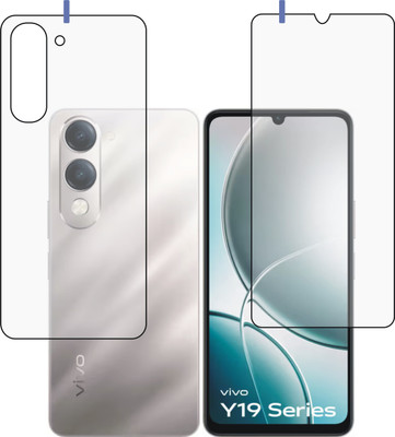 Screen Protector Front and Back Tempered Glass for VIVO Y19(Pack of 2)