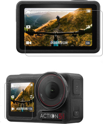 Action Pro Front and Back Tempered Glass for DJI Osmo Action 5 Pro(Pack of 3)