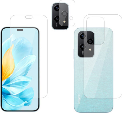 Vatsin Front and Back Tempered Glass for Honor 200 Lite 5G, Honor 200 Lite 5G [With Rear Camera Lens Guard](Pack of 3)