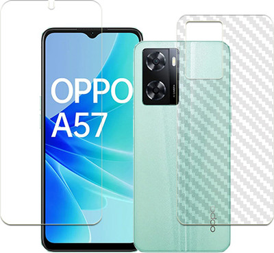 SOMTONE Front and Back Tempered Glass for Oppo A57 FRONT BACK(Pack of 1)