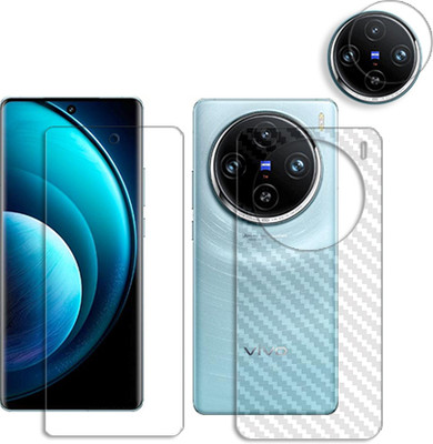 20SKY Front and Back Tempered Glass for vivo X100 Pro 5G FRONTBACK AND CAMERA LENS SCREEN GUARD(Pack of 1)