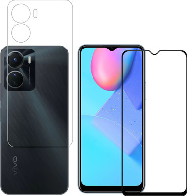 Vatsin Front and Back Tempered Glass for ViVO T2X 5G, vivo Y16, vivo Y56 5G(Pack of 2)