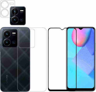 MUTAALI Front and Back Tempered Glass for Vivo y35(Pack of 1)